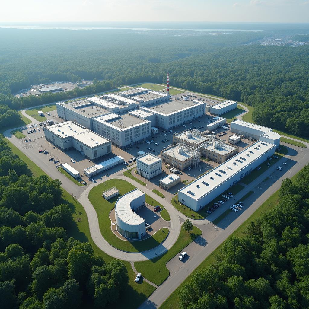AI-created image of Brookhaven National Laboratory