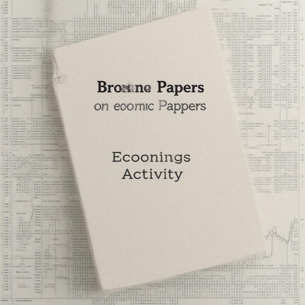 Click to view larger image AI-created image of Brookings Papers on Economic Activity