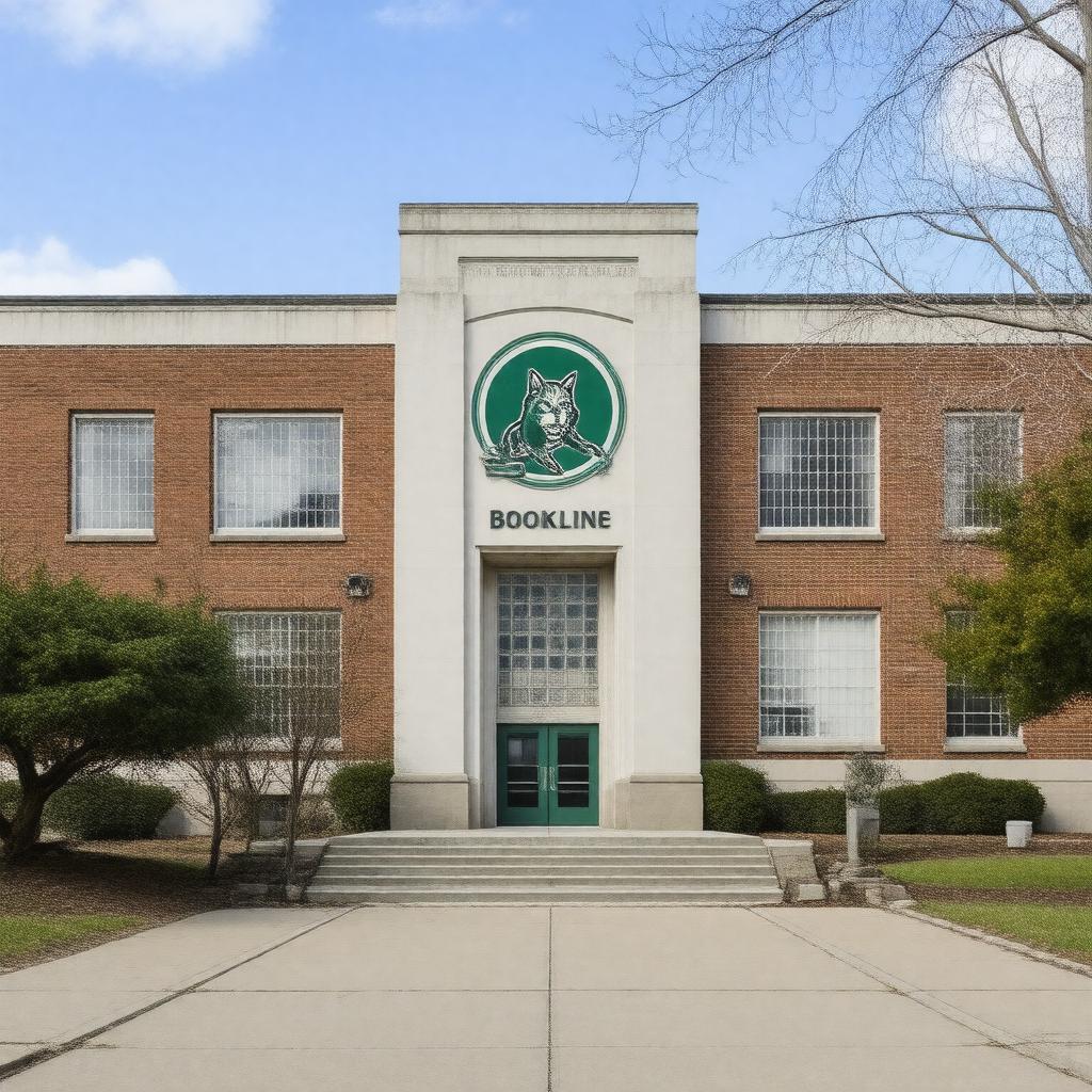 AI-created image of Brookline High School