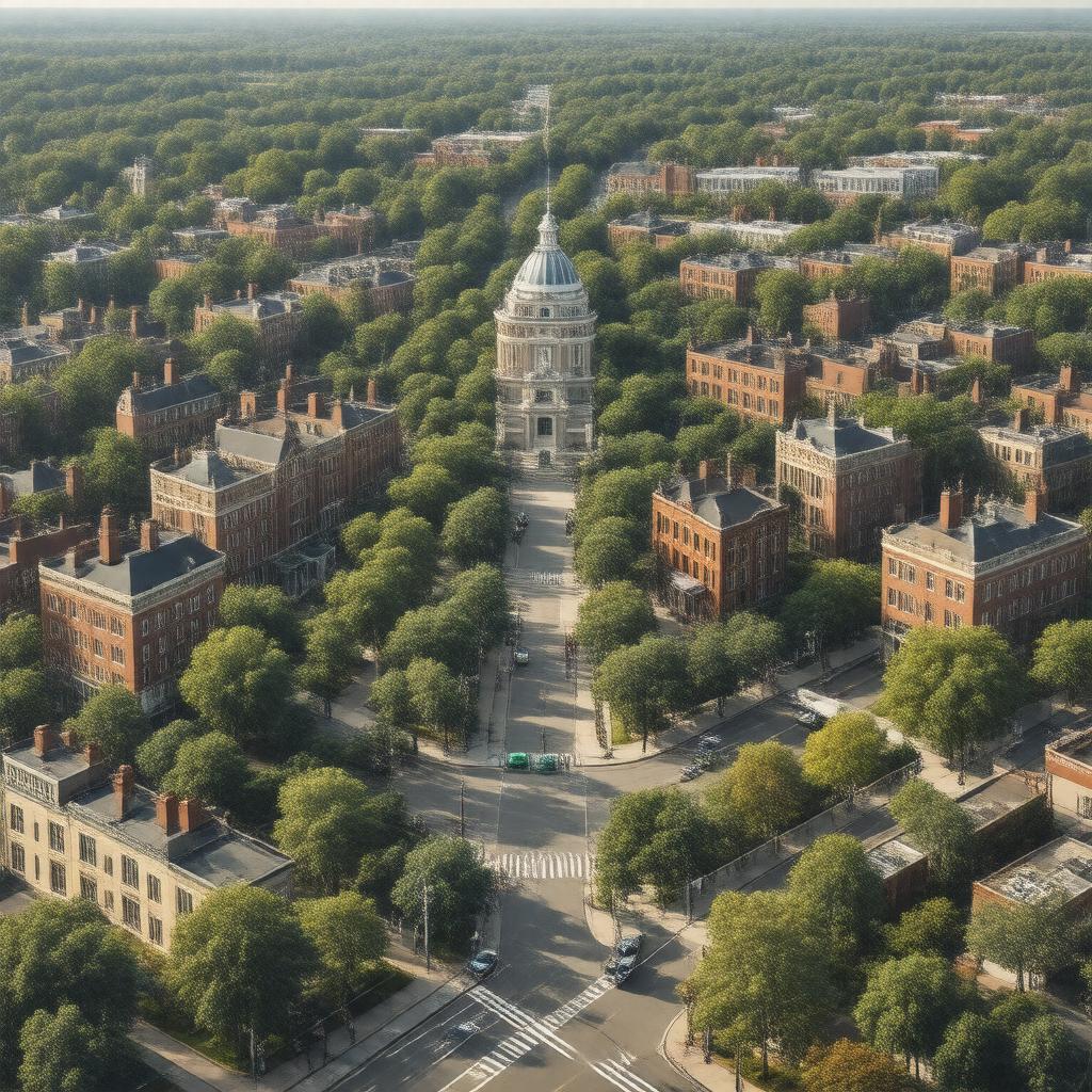 AI-created image of Brookline Village