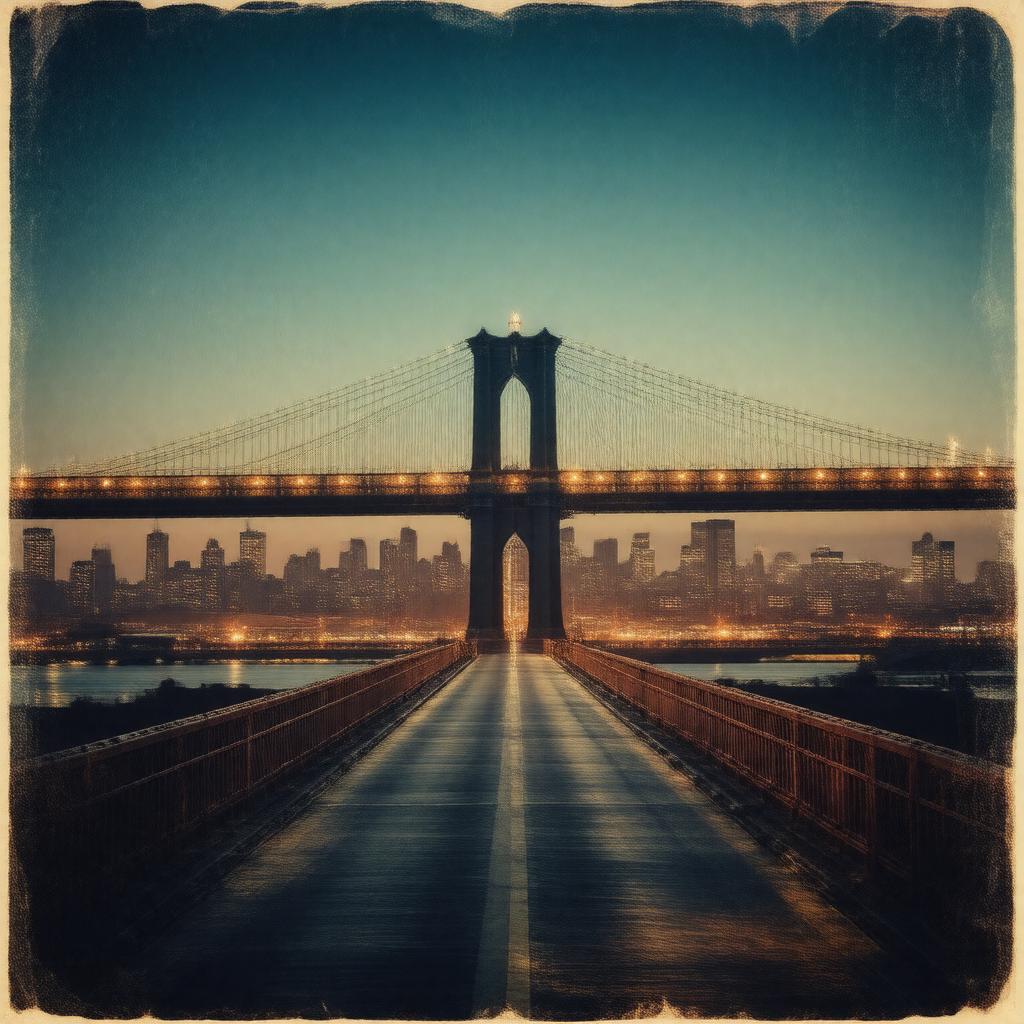 Click to view larger image AI-created image of Brooklyn Bridge (Ken Burns documentary)