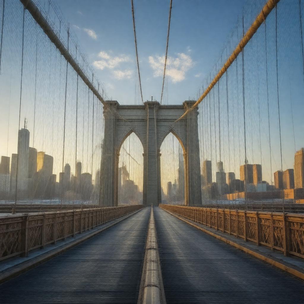 AI-created image of Brooklyn Bridge