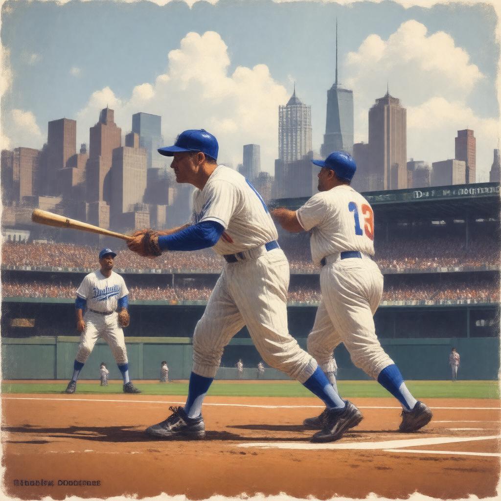 AI-created image of Brooklyn Dodgers