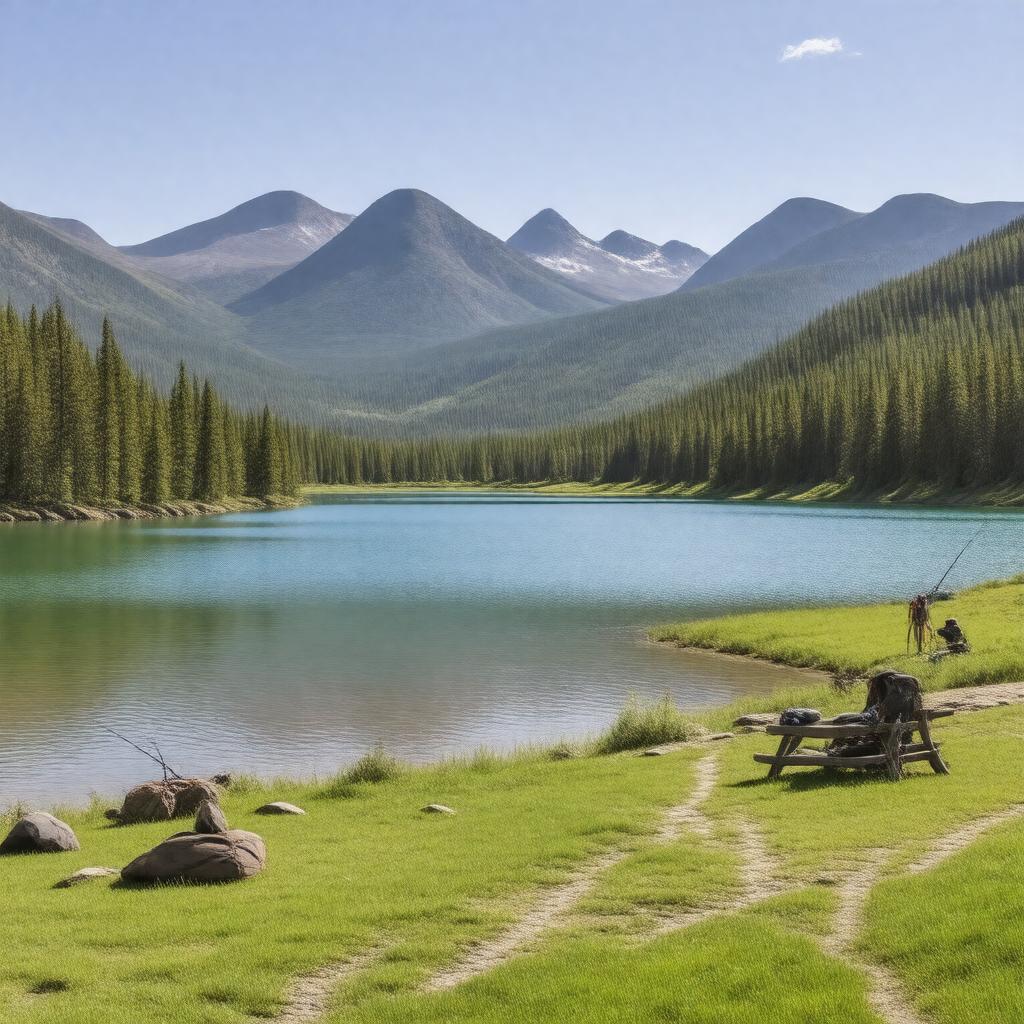 AI-created image of Brooklyn Lake