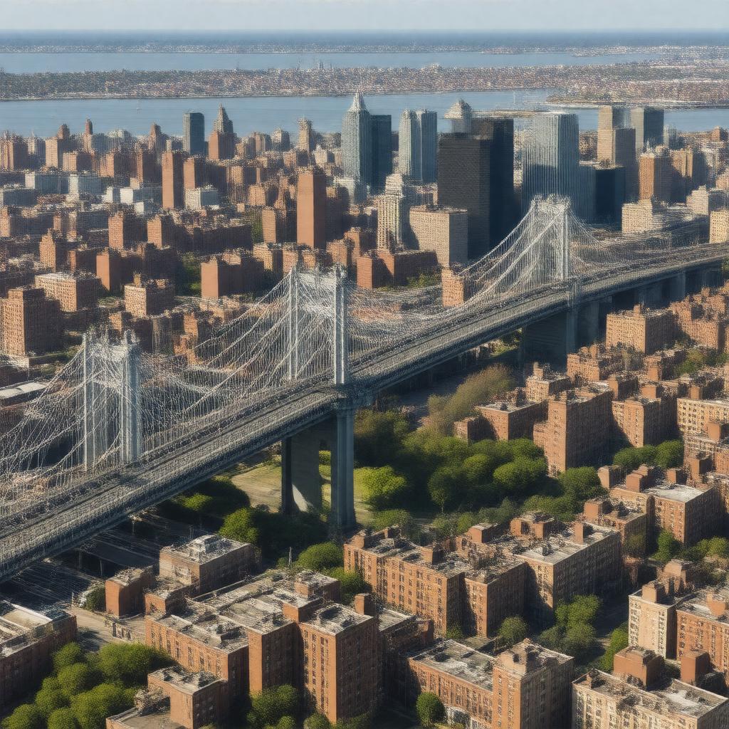 AI-created image of Brooklyn, New York, United States