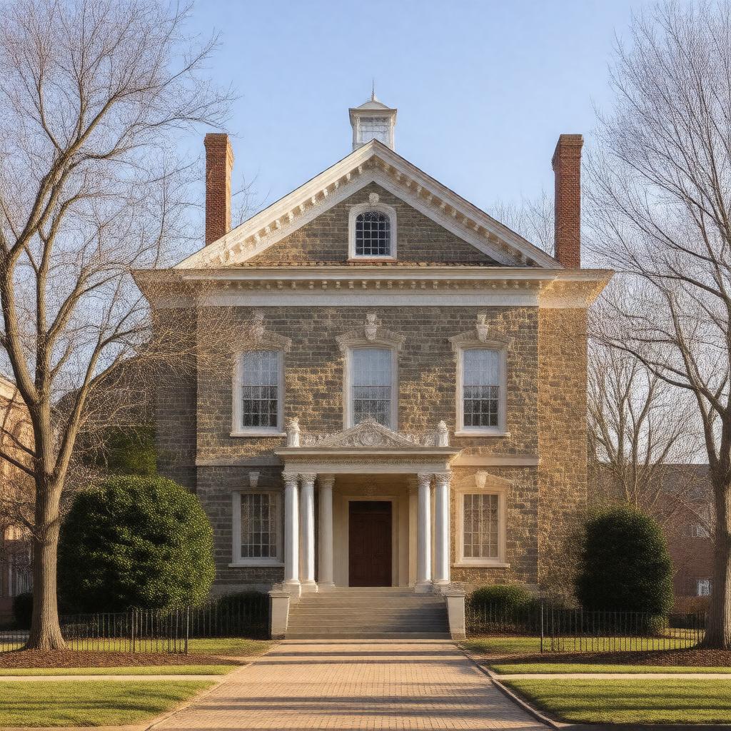 Click to view larger image AI-created image of Brooks Hall