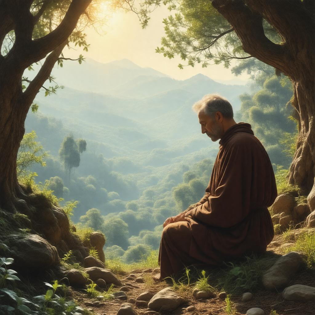 AI-created image of Brother Sun, Sister Moon