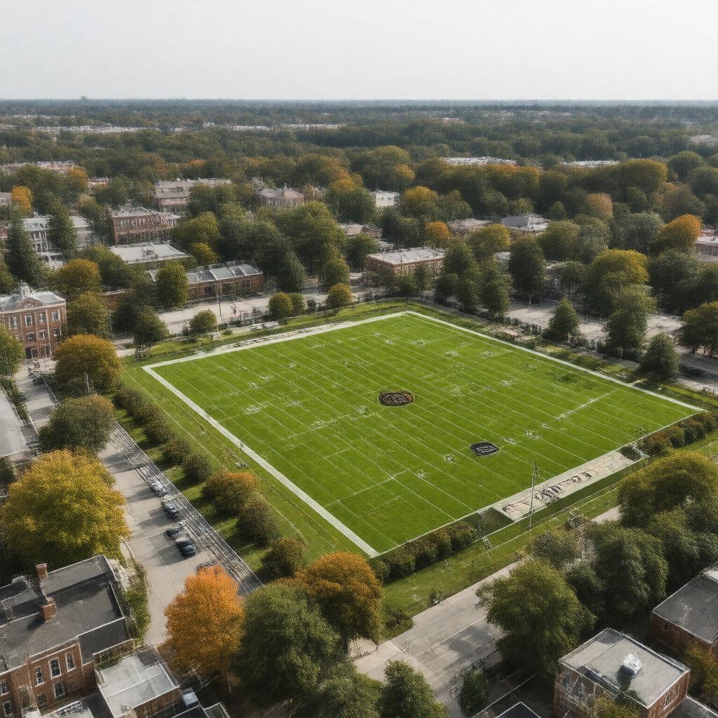 AI-created image of Brown Stadium