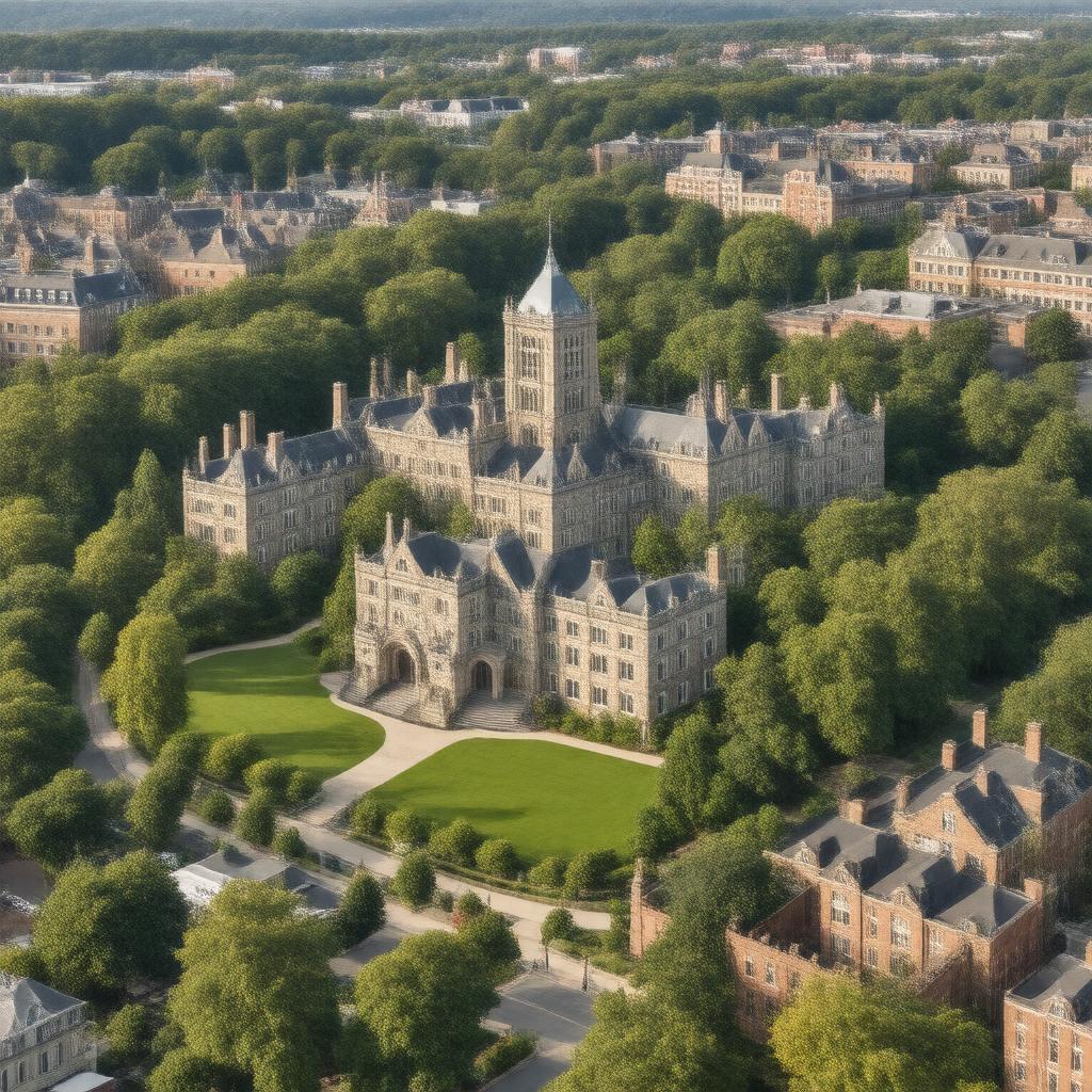 AI-created image of Brown University