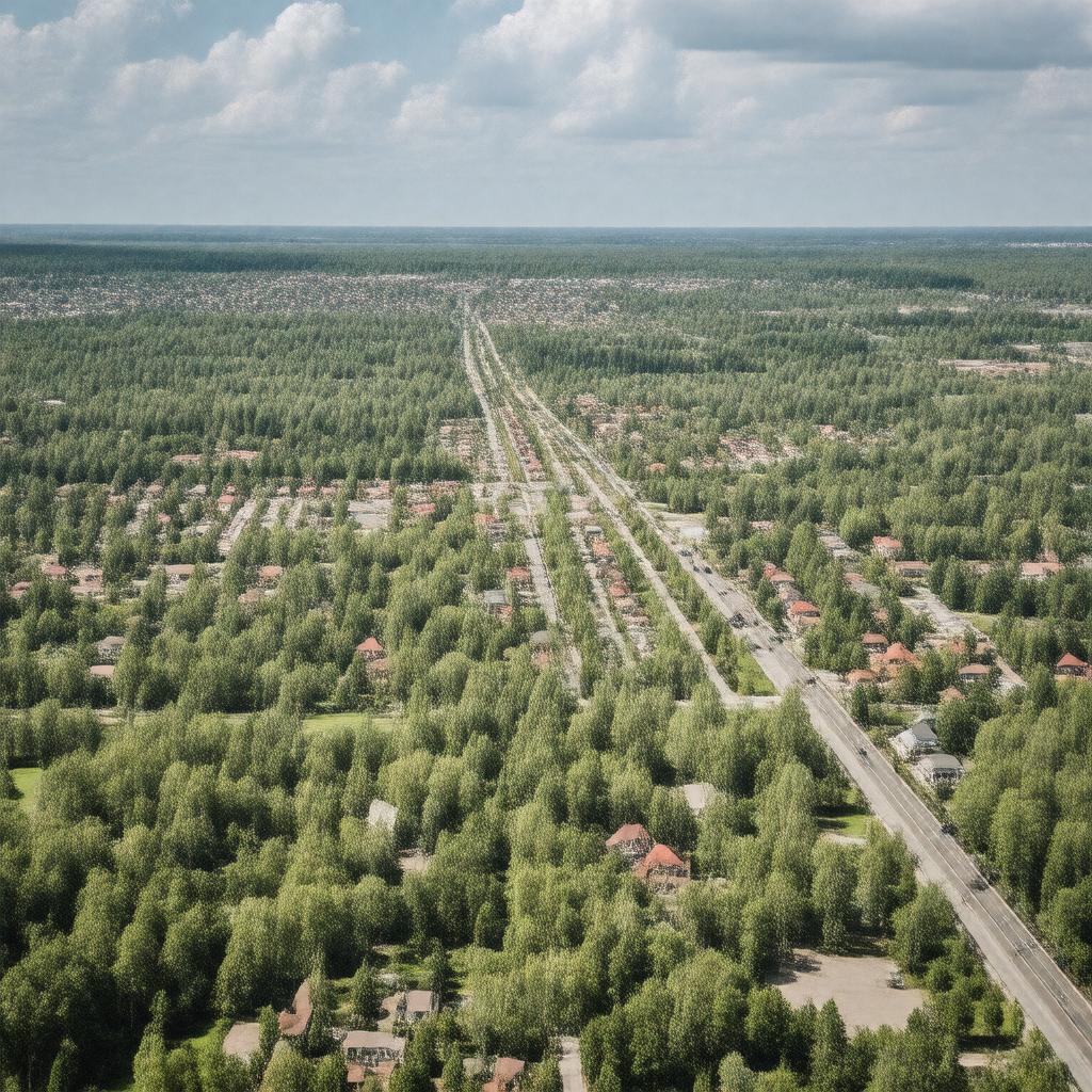 AI-created image of Brownstown, Michigan, United States