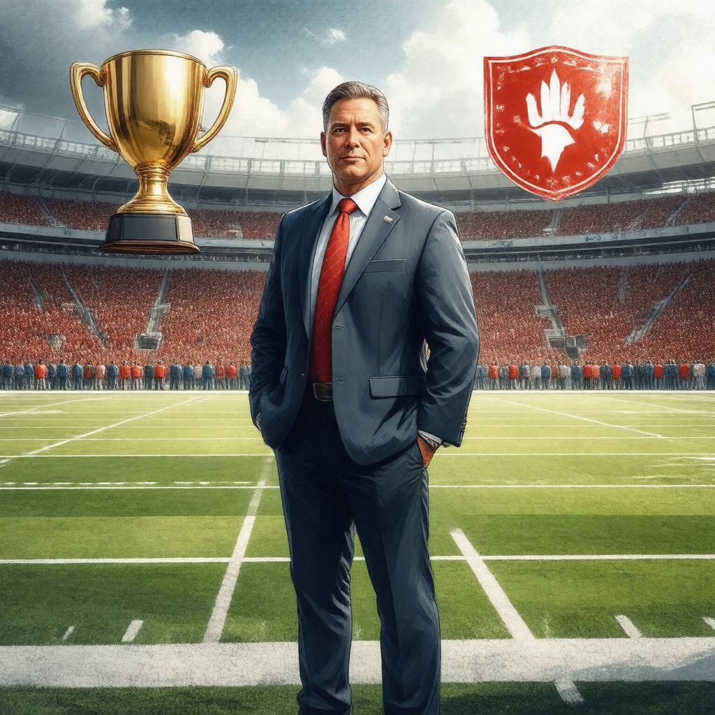 AI-created image of Broyles Award (nominee)