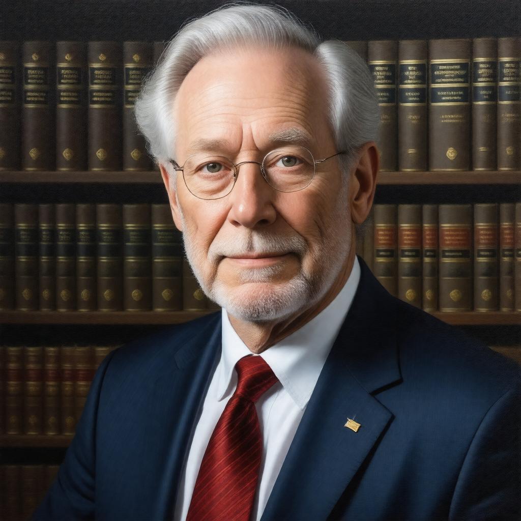 Click to view larger image AI-created image of Bruce Ackerman