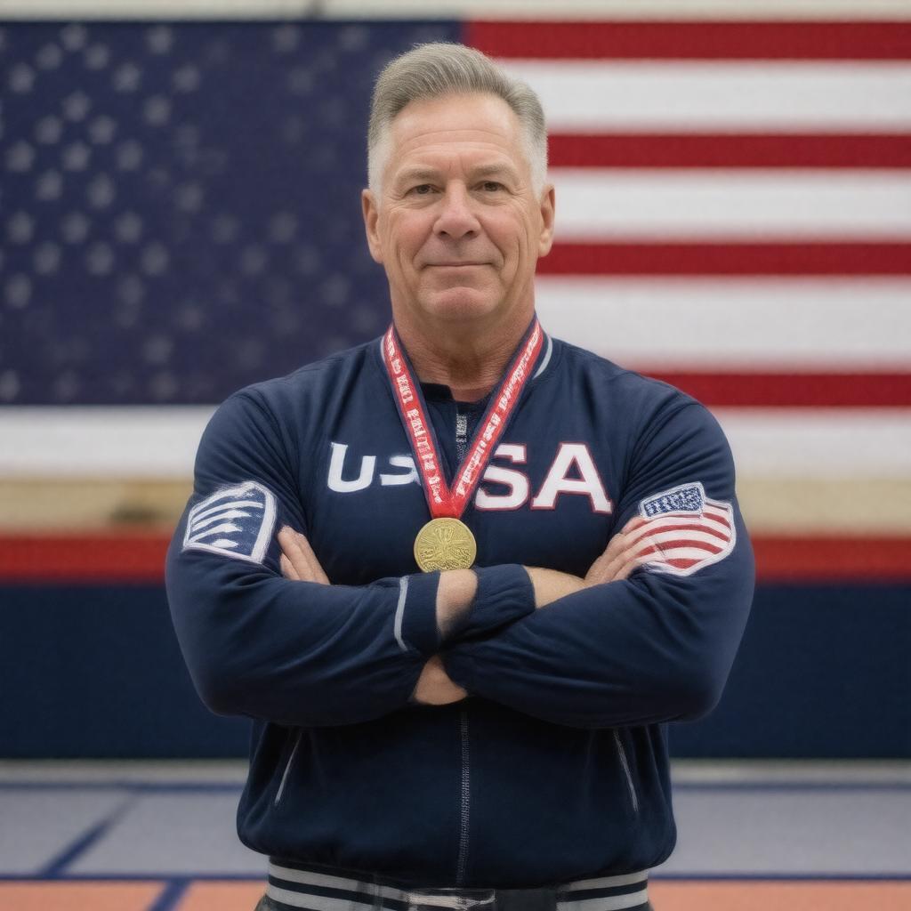 AI-created image of Bruce Baumgartner