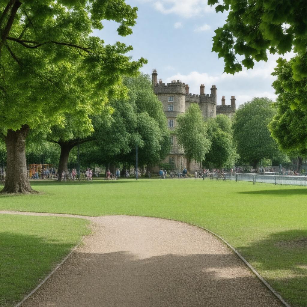 AI-created image of Bruce Castle Park