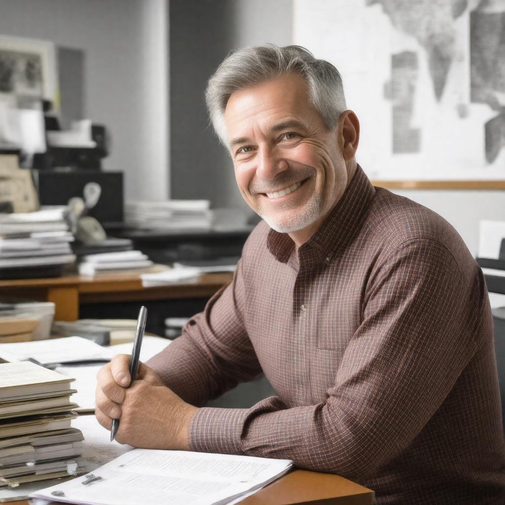 AI-created image of Bruce Hale