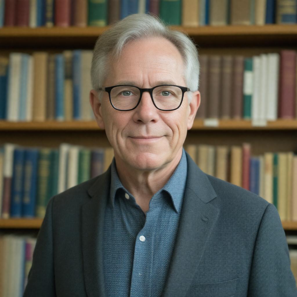 AI-created image of Bruce Hevly