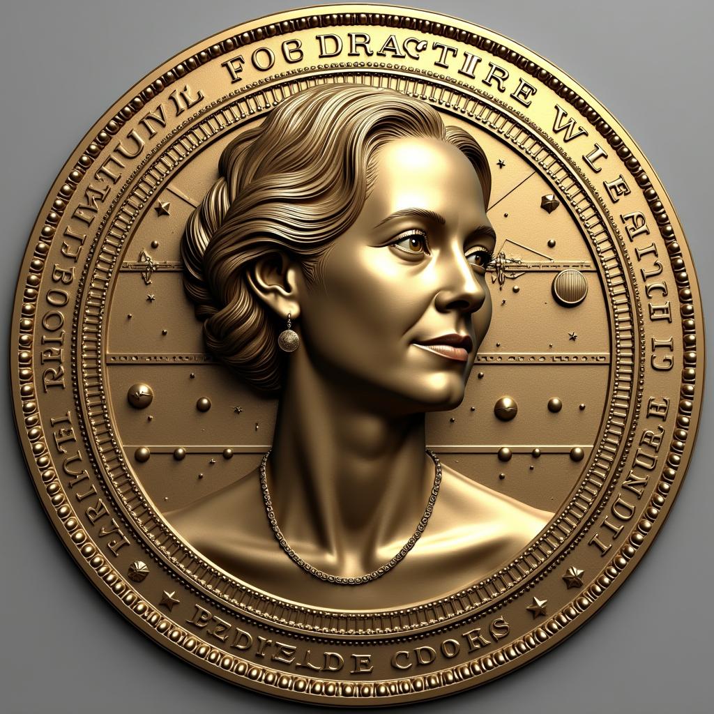 Click to view larger image AI-created image of Bruce Medal