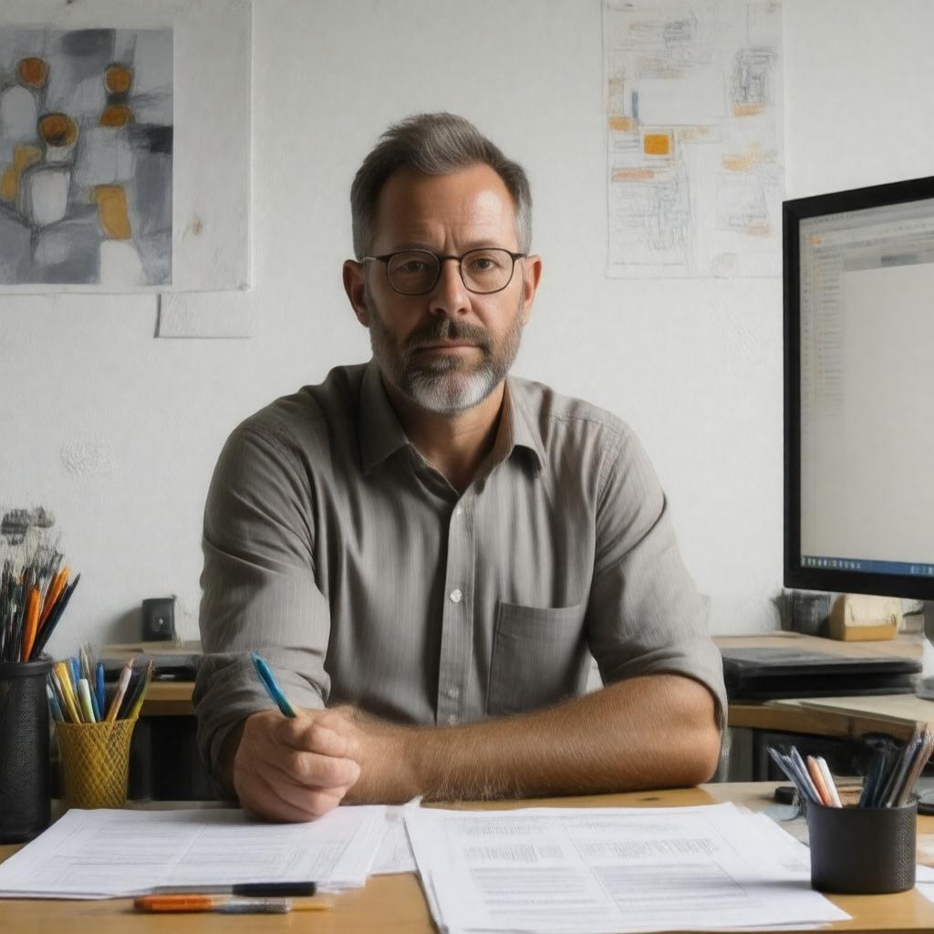 AI-created image of Bruce Miller