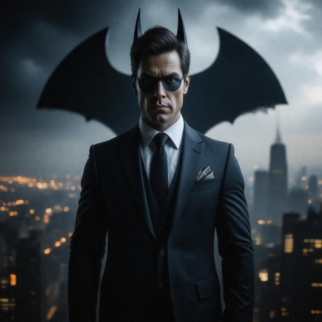 AI-created image of Bruce Wayne