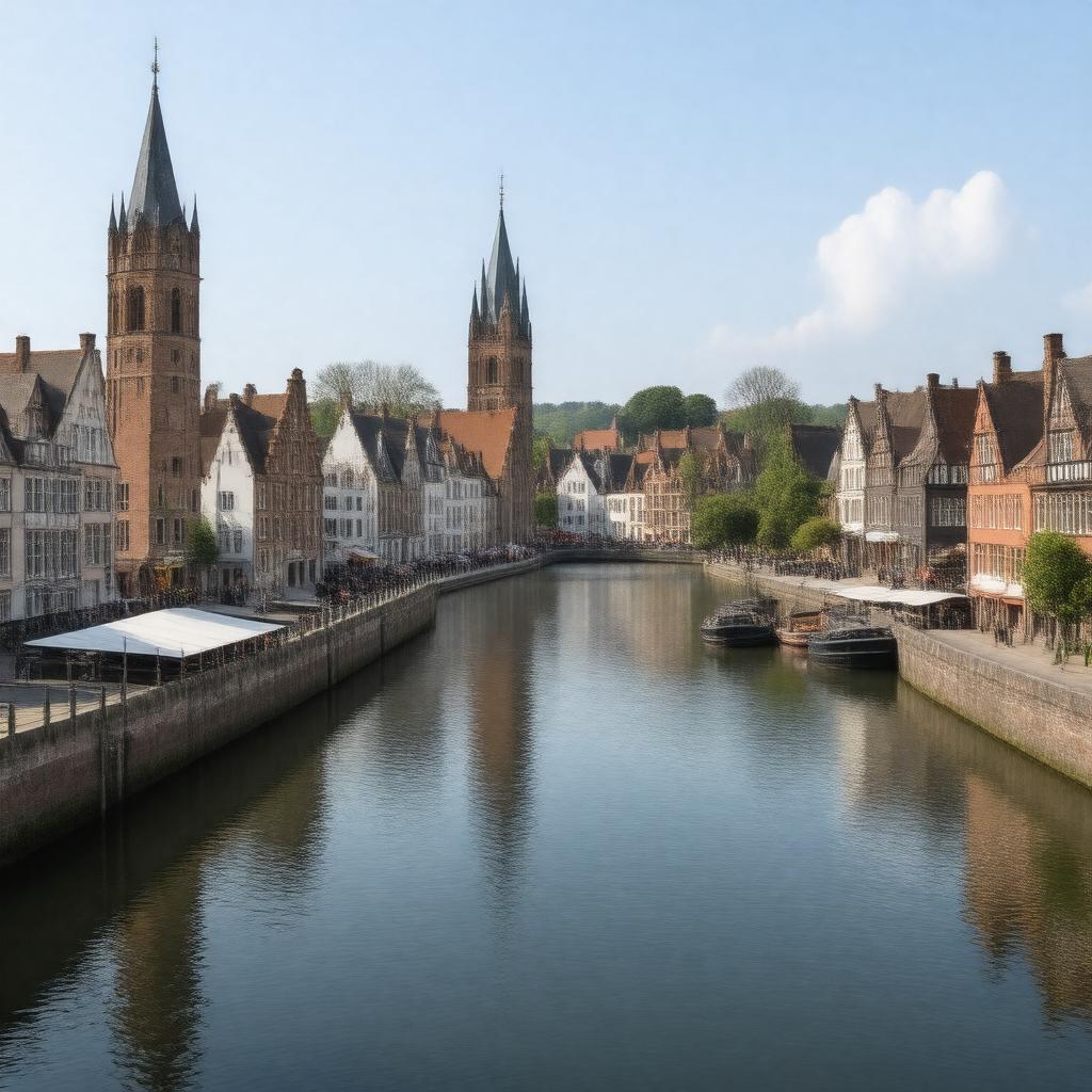 AI-created image of Bruges