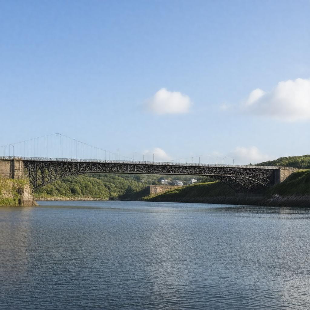 AI-created image of Brunel Bridge