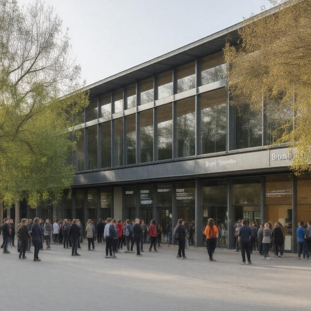 Click to view larger image AI-created image of Brunel Students' Union