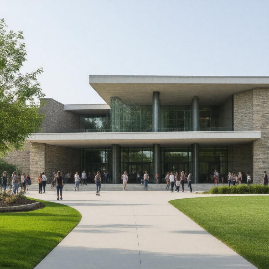Click to view larger image AI-created image of Brunnier Art Museum