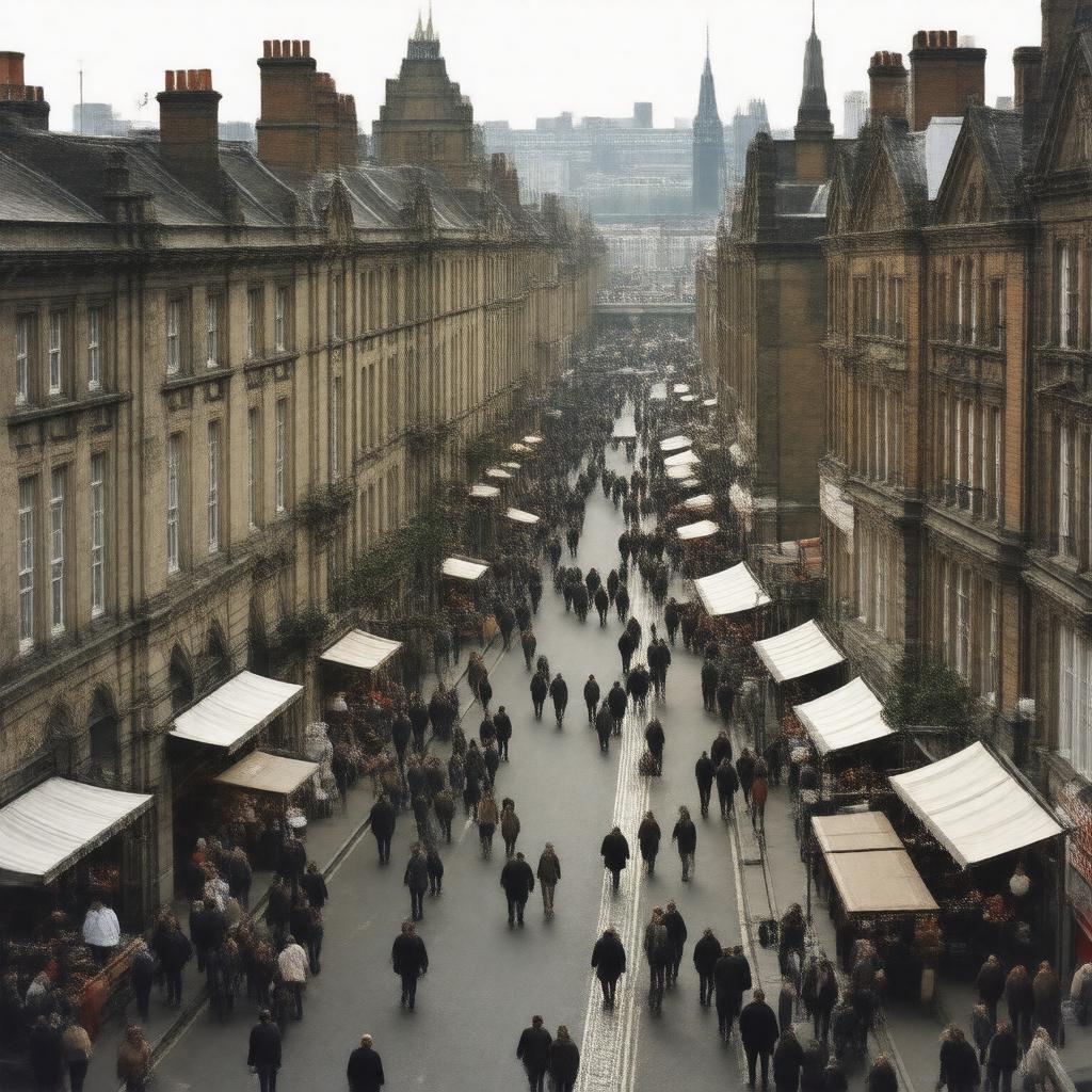 AI-created image of Brushfield Street