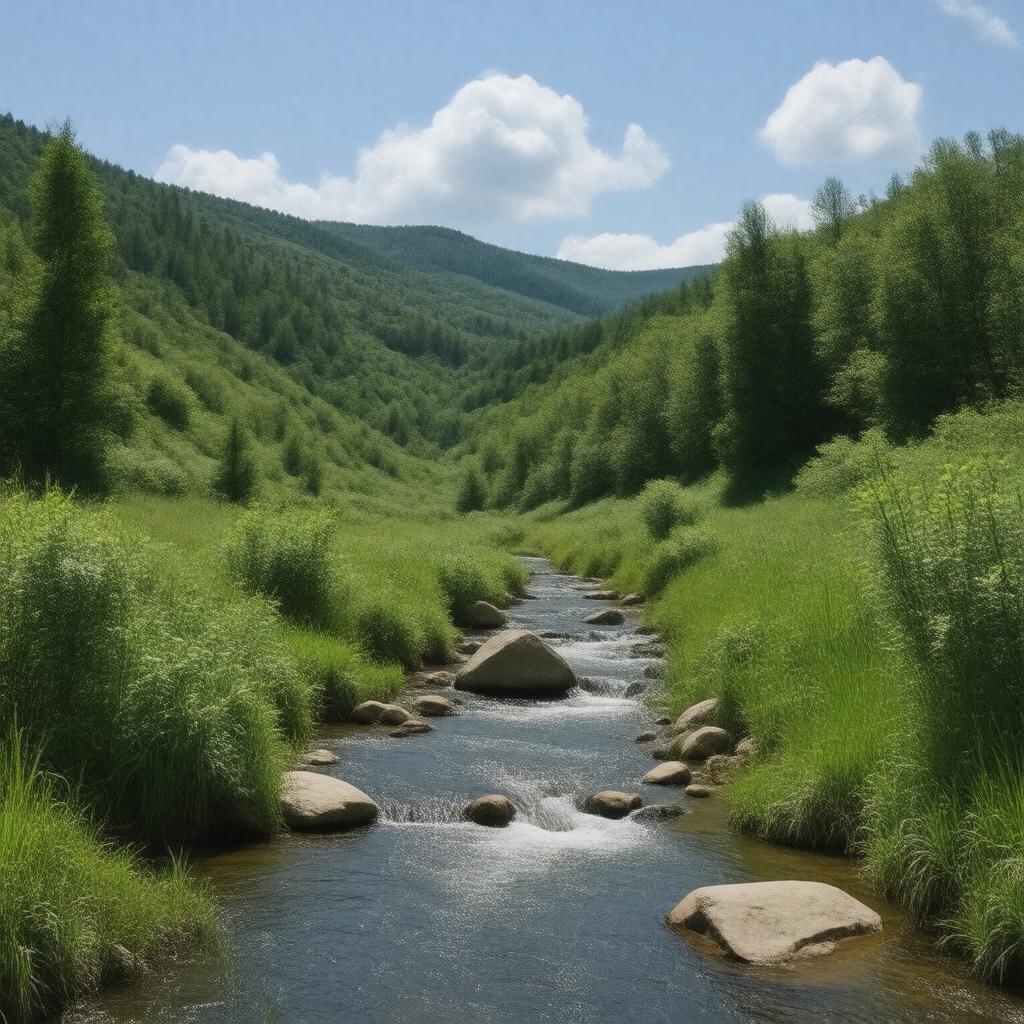 AI-created image of Brushy Creek