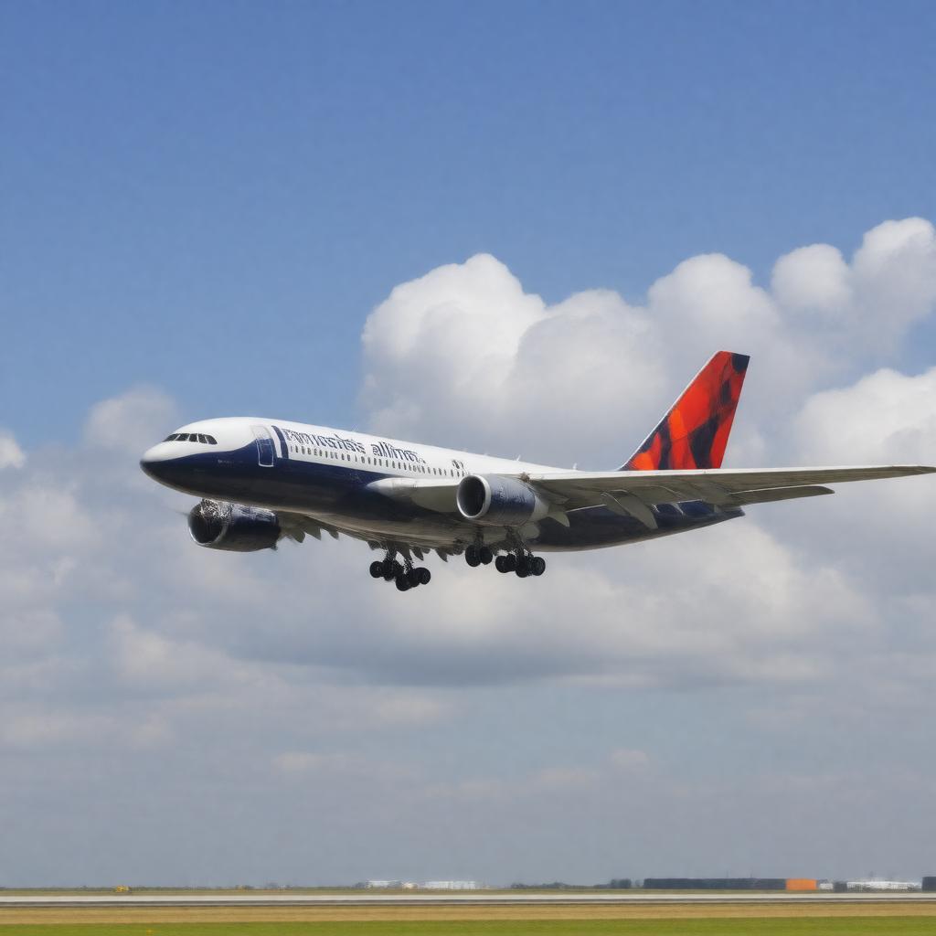 AI-created image of Brussels Airlines