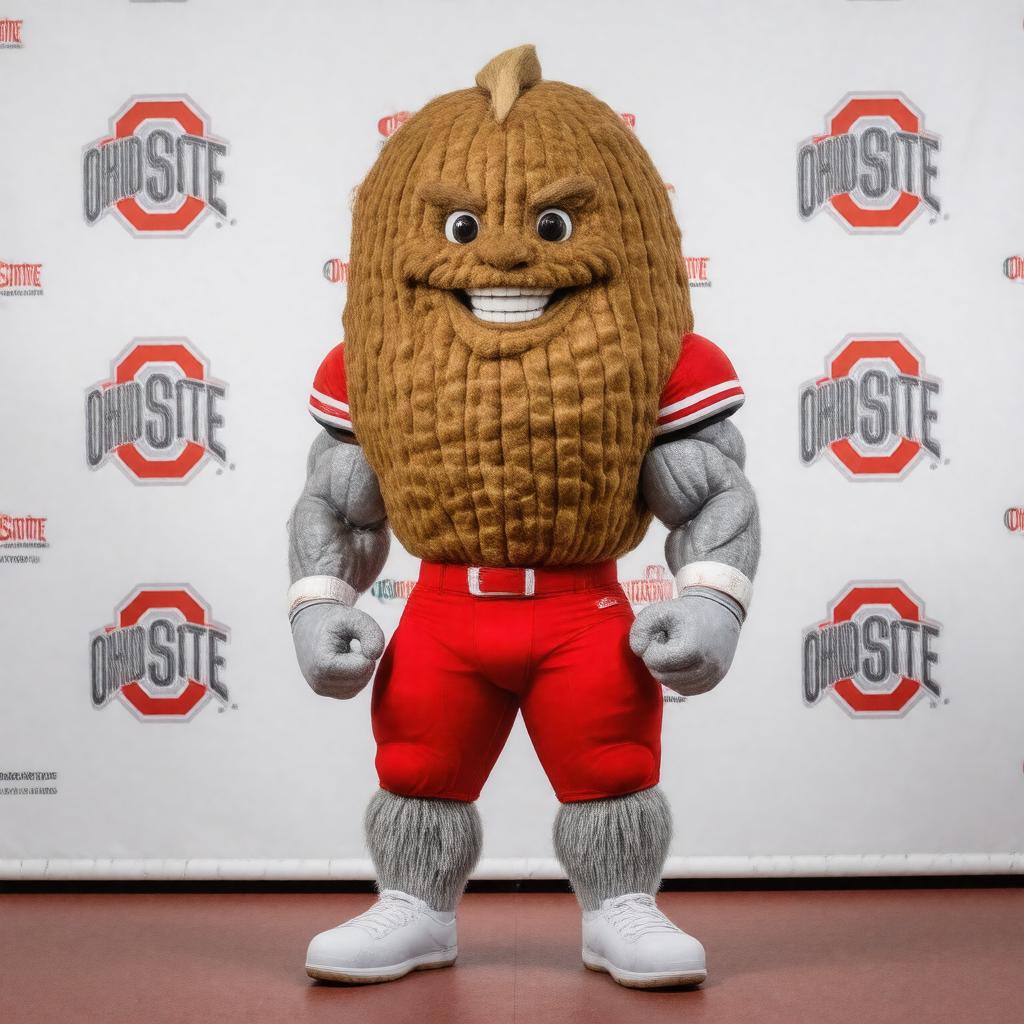 AI-created image of Brutus Buckeye