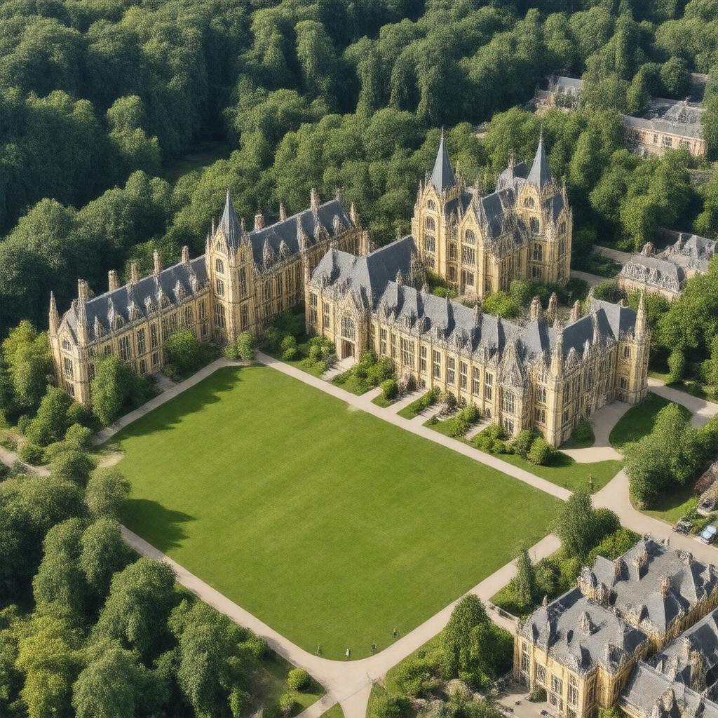 AI-created image of Bryn Mawr College