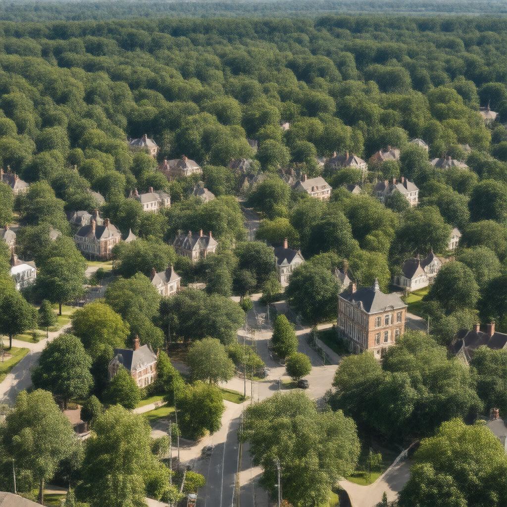 AI-created image of Bryn Mawr
