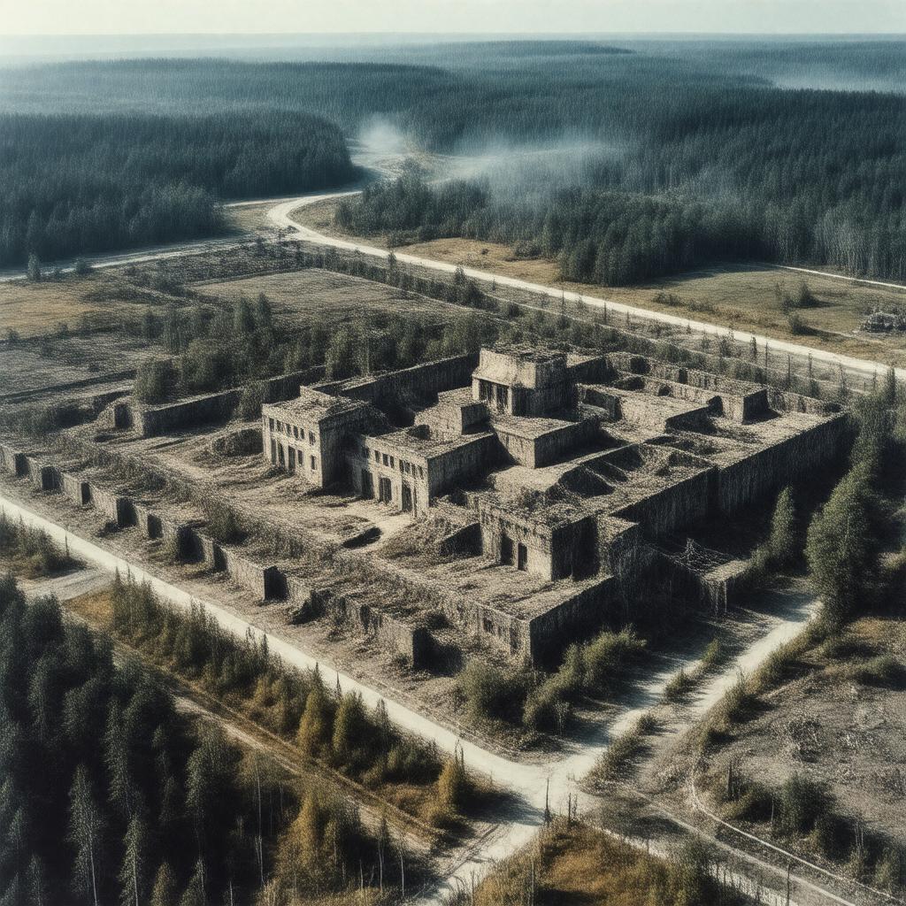 AI-created image of Buchenwald concentration camp