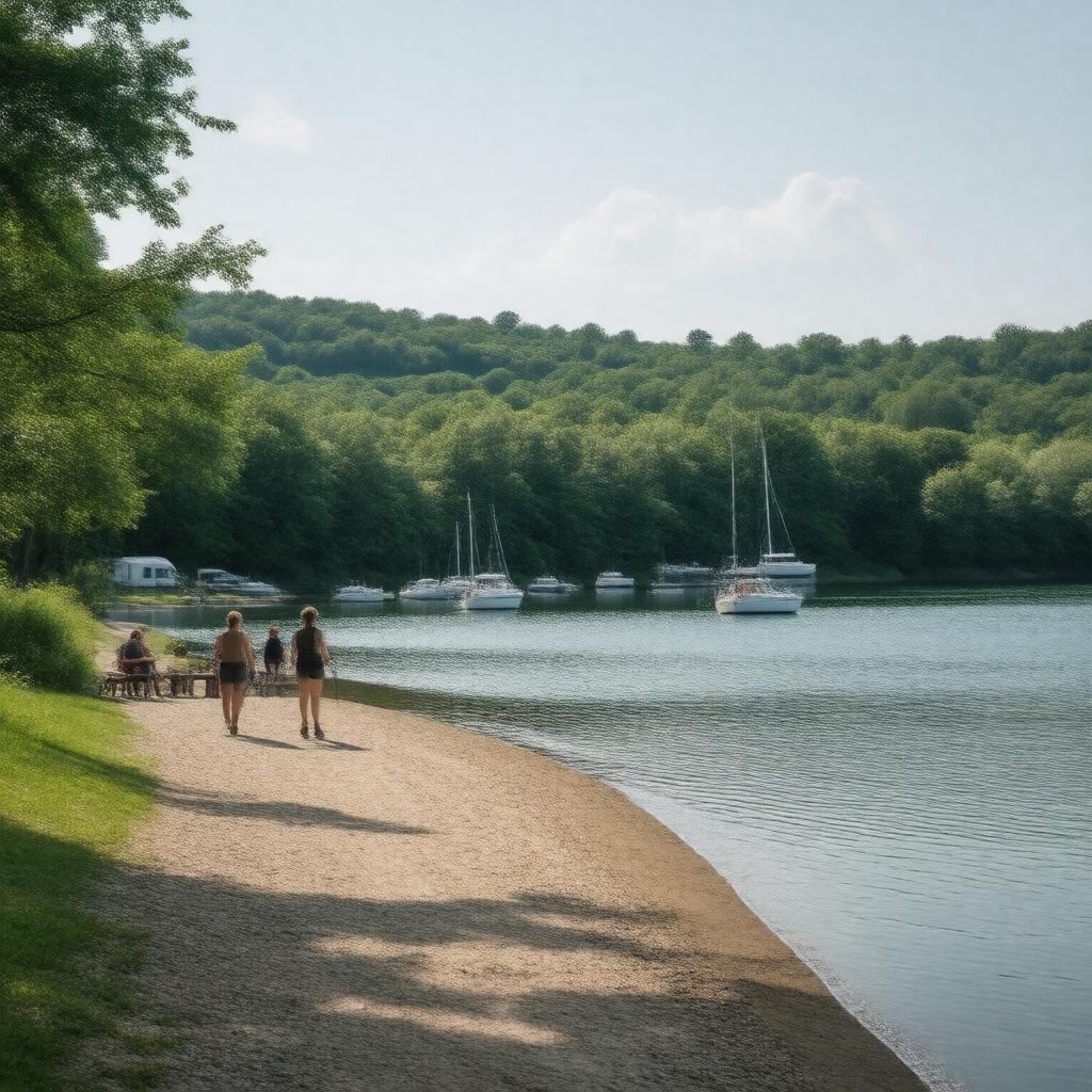 AI-created image of Buck Creek State Park