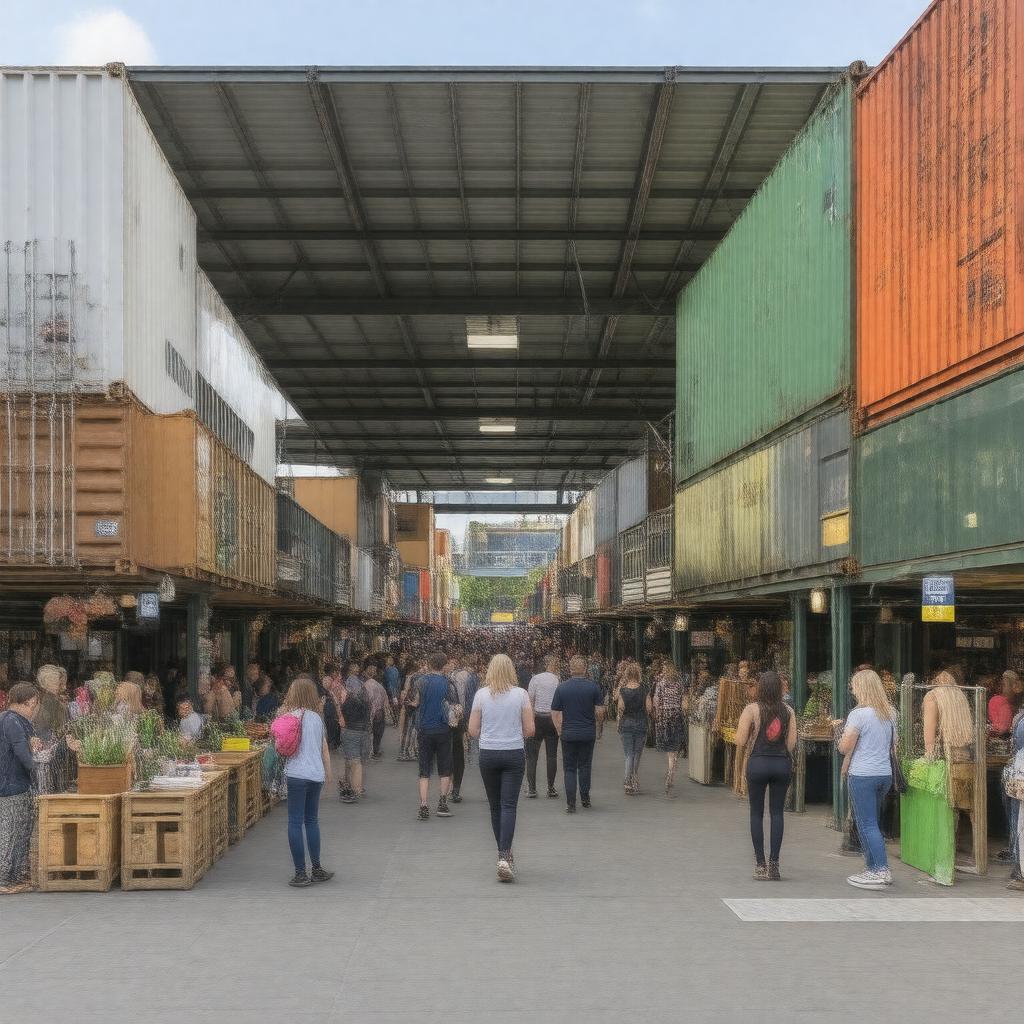 Click to view larger image AI-created image of Buck Street Market