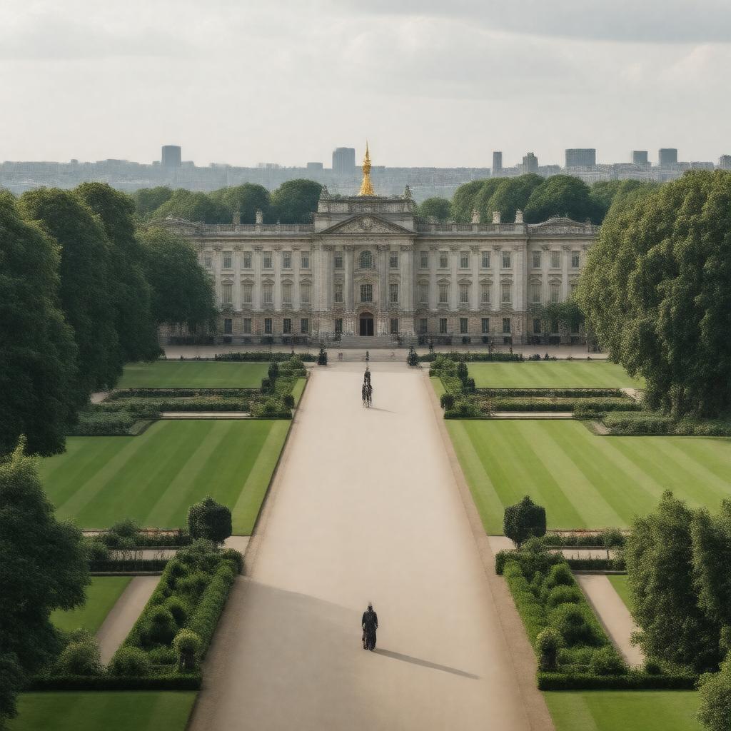 AI-created image of Buckingham Palace