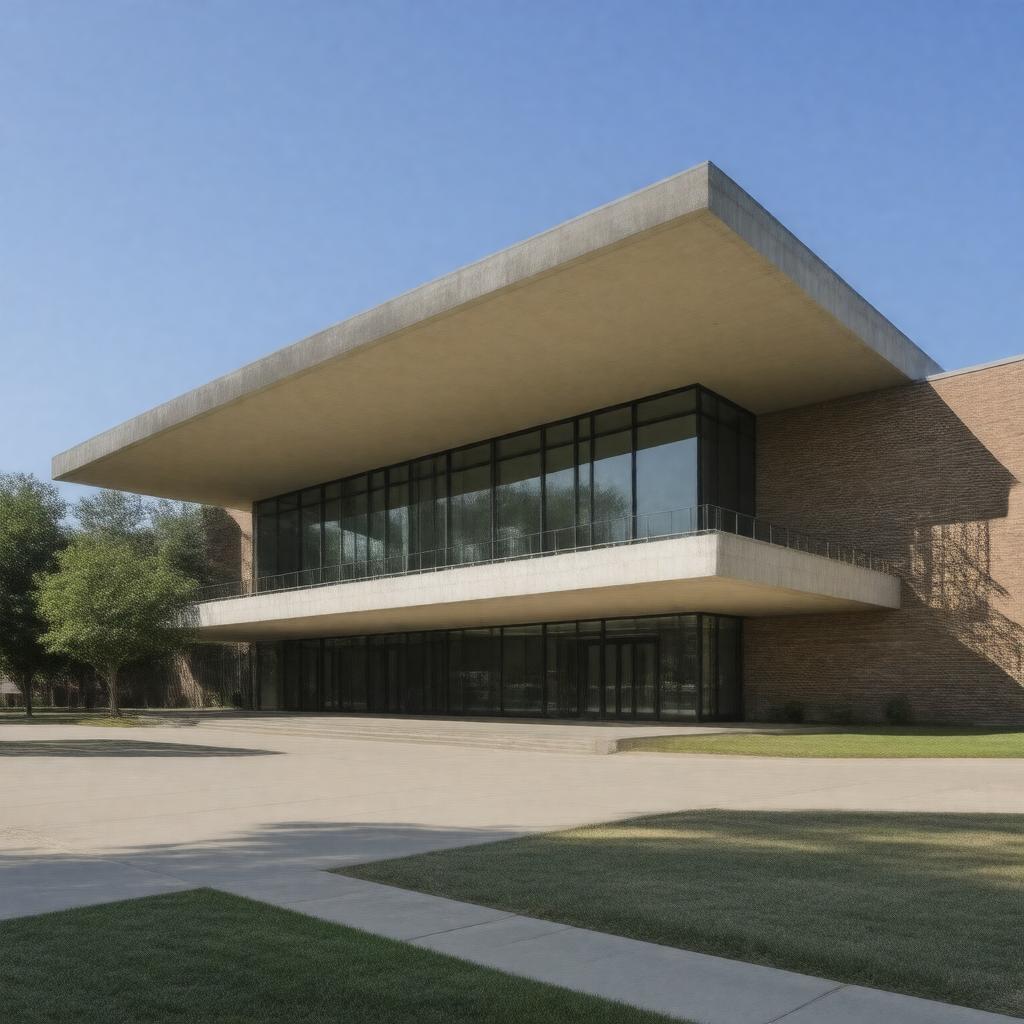 Click to view larger image AI-created image of Bucksbaum Center for the Arts