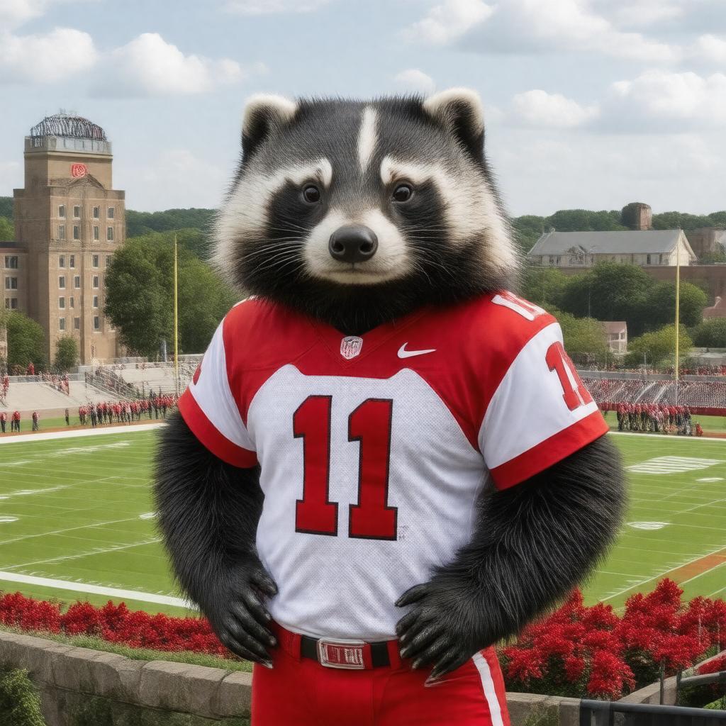 Click to view larger image AI-created image of Bucky Badger