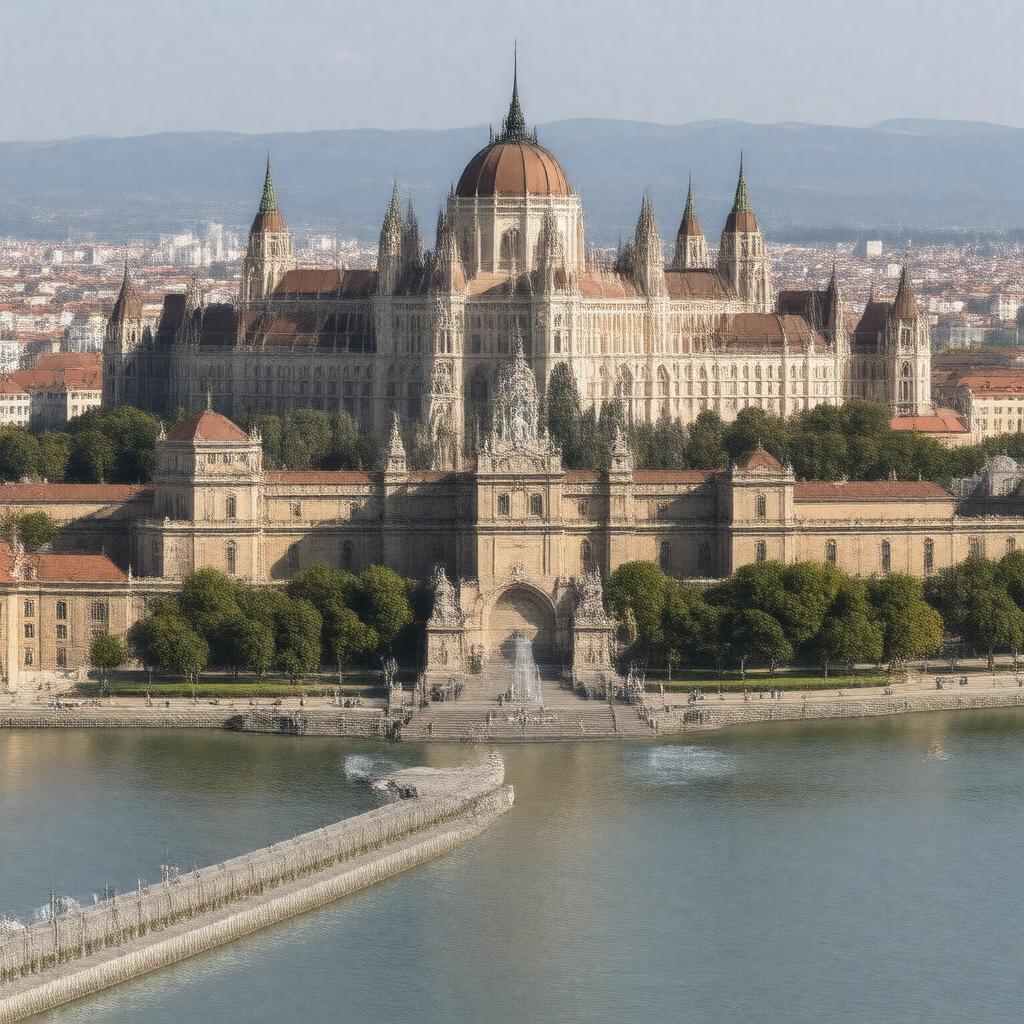 AI-created image of Buda Castle
