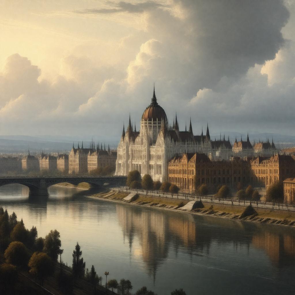 AI-created image of Budapest, Austria-Hungary