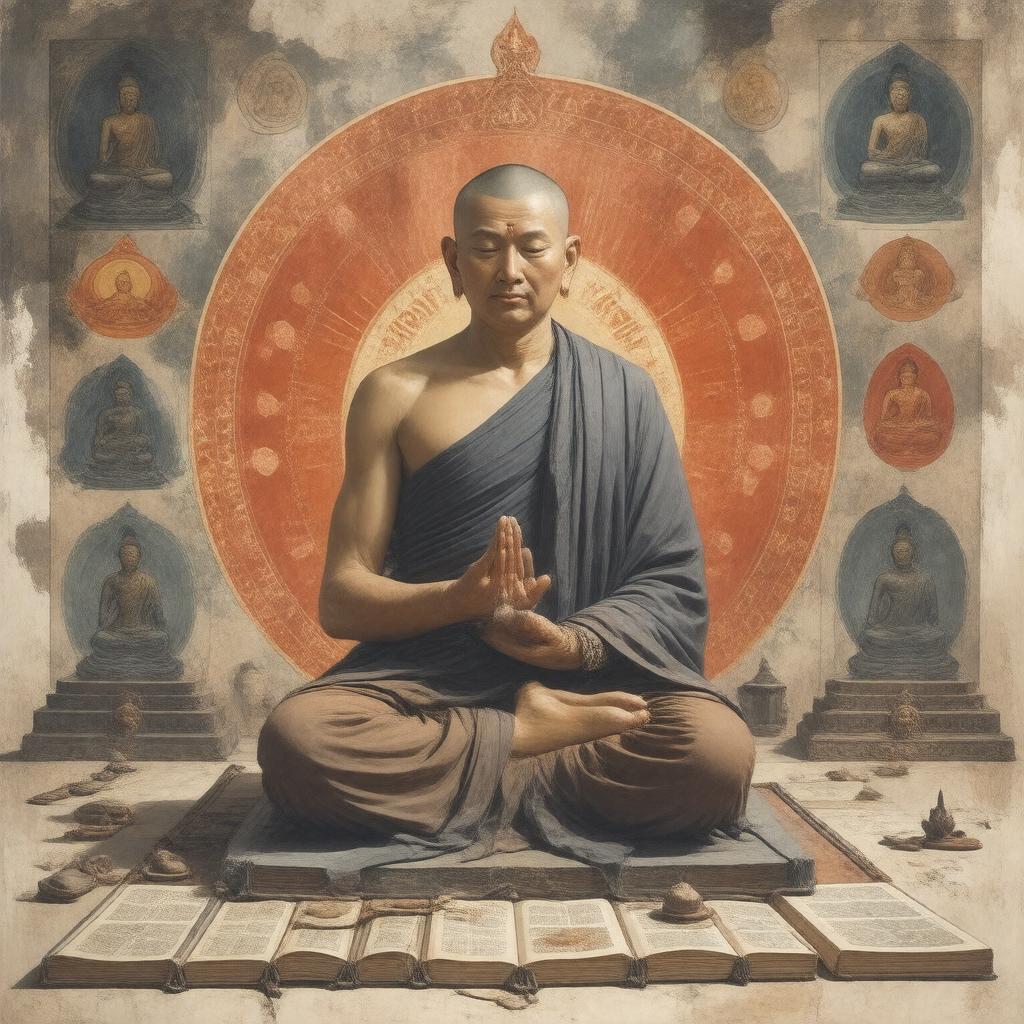 AI-created image of Buddhaguhya