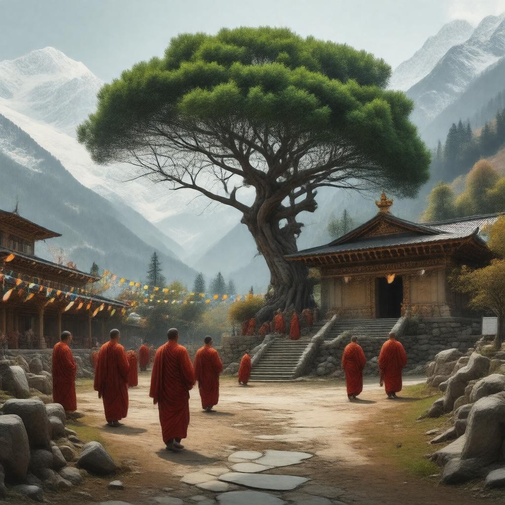 AI-created image of Buddhism