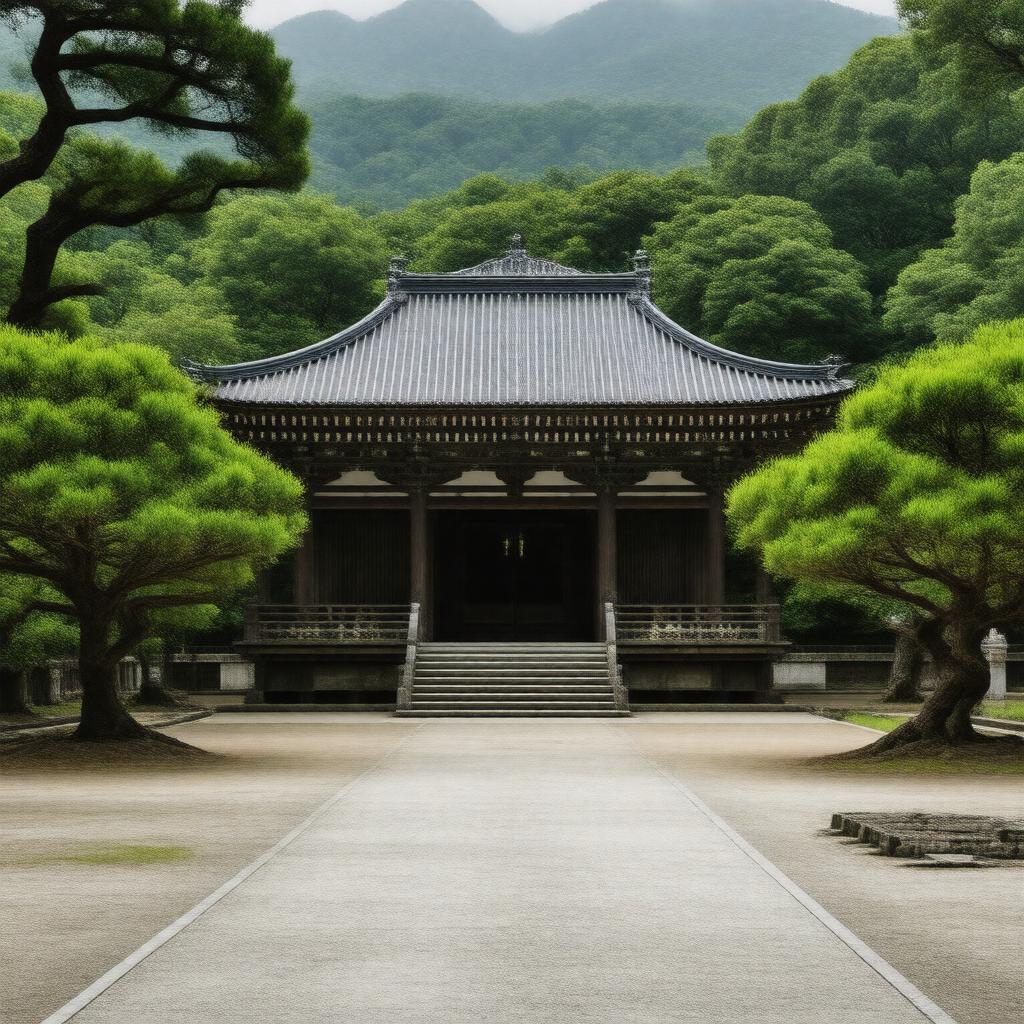 AI-created image of Buddhist Churches of America