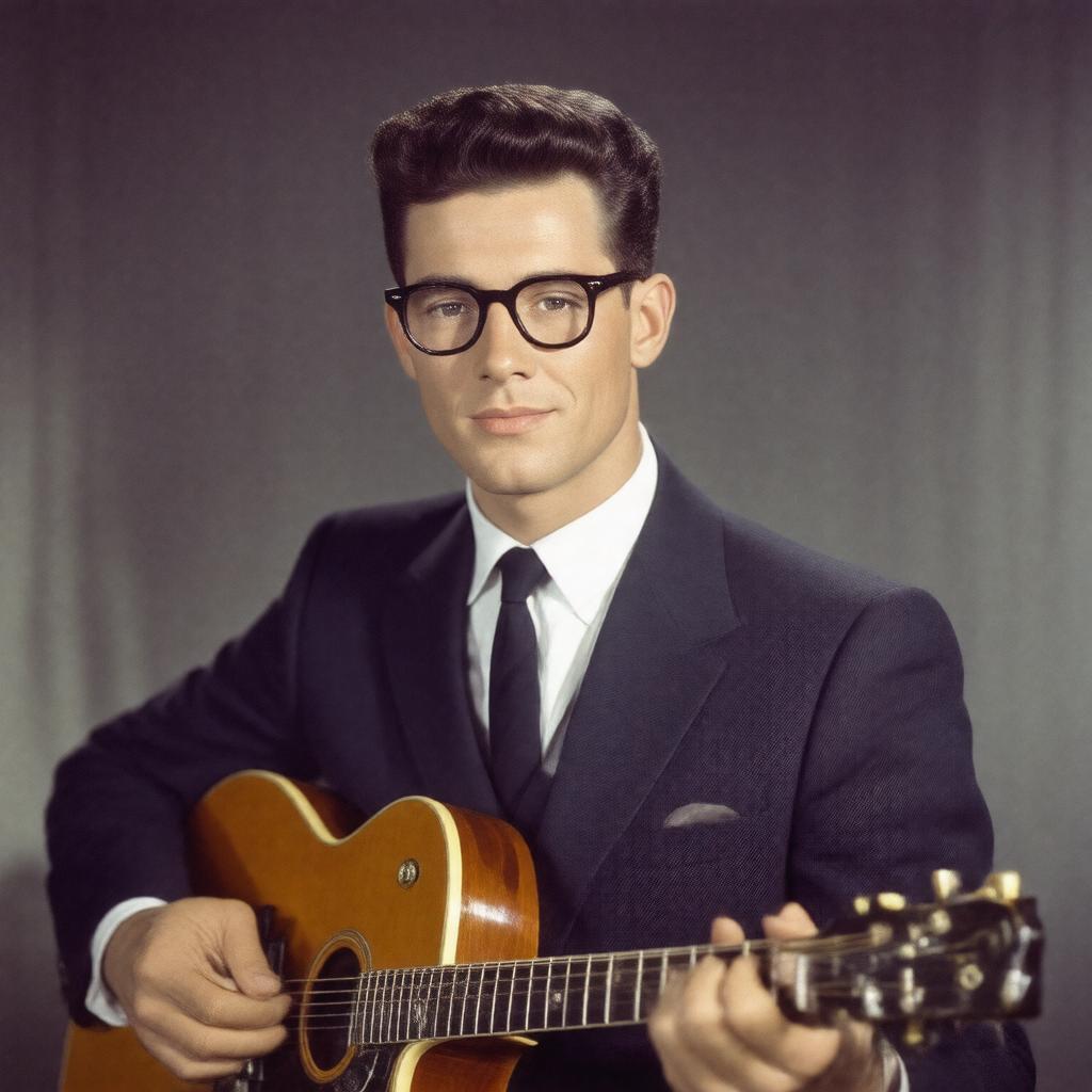AI-created image of Buddy Holly