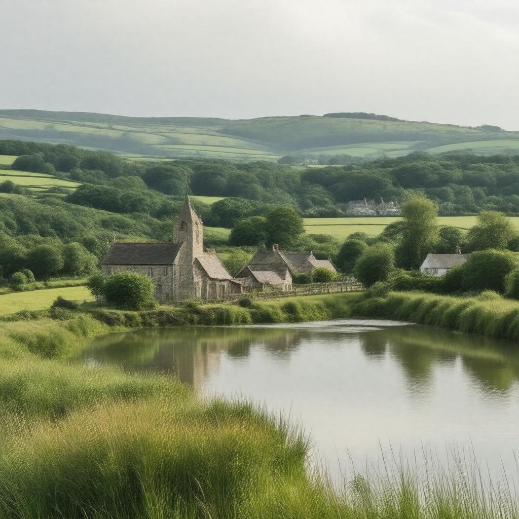 AI-created image of Budock Water