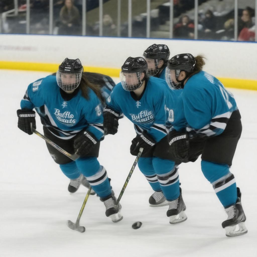 AI-created image of Buffalo Beauts