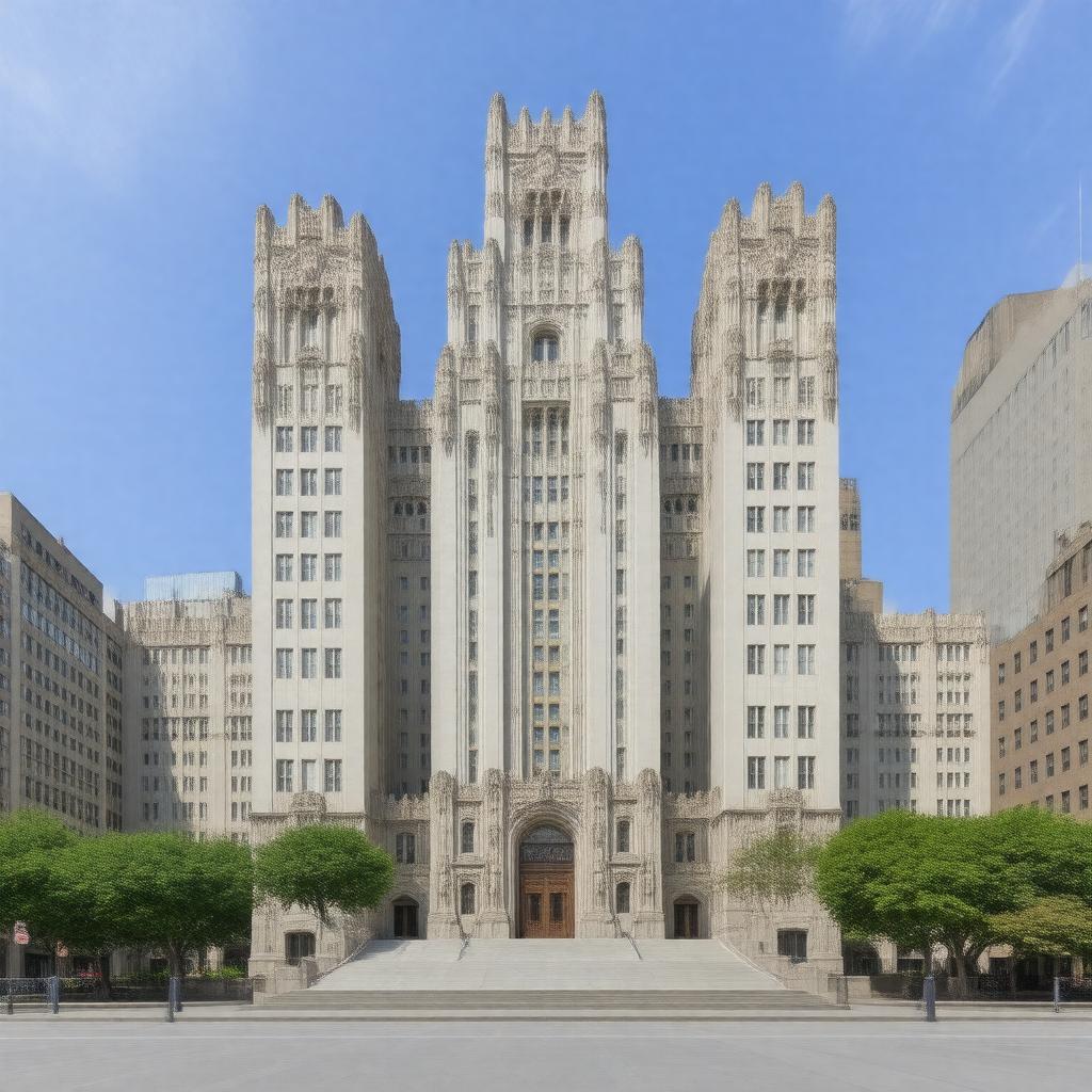 AI-created image of Buffalo City Hall