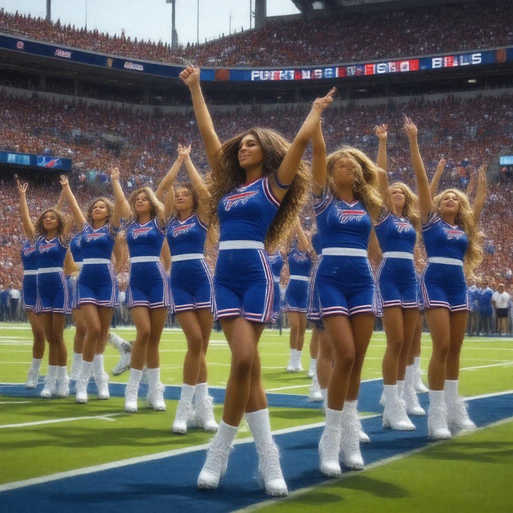 AI-created image of Buffalo Jills
