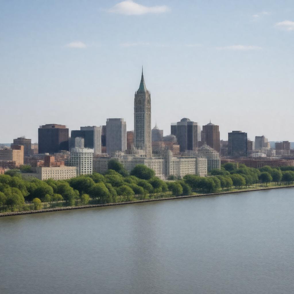 AI-created image of Buffalo, New York, United States